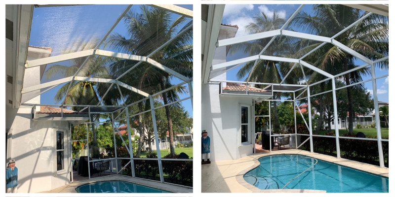 Screen Enclosure Cleaning in Lake Worth Beach, Florida